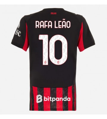 AC Milan Rafael Leao #10 Hjemmebanetrøje Dame 2025-26 Kortærmet